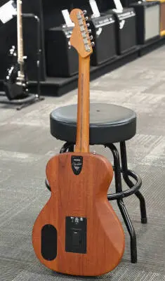 Fender - Highway Series Parlor Acoustic/Electric Guitar, Rosewood Fingerboard with Gigbag - Natural 2